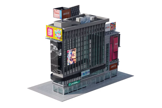 Kitbash: Manhattan - Multimedia Building