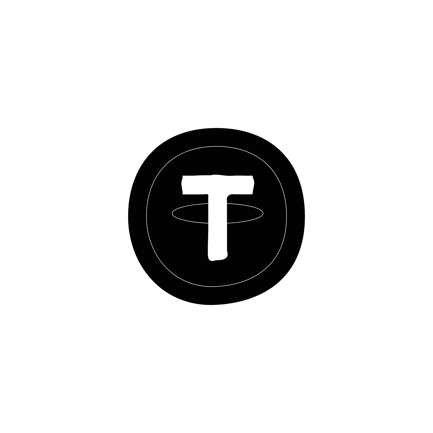 Tether Coin Business Logo Icon