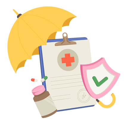 Medical Insurance Claim Form and Pills