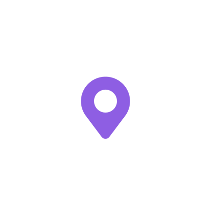 Geometric Location Pin Illustration