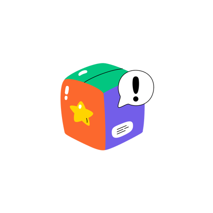 Defective Order Box Cartoon Illustration