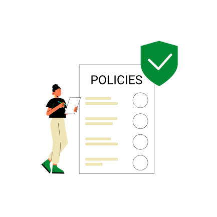 Policies Checklist Illustration