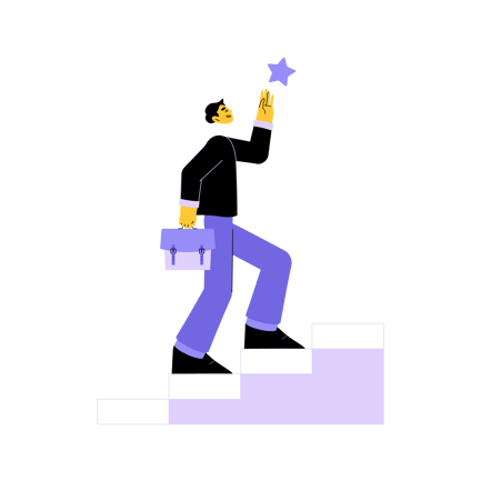 Reaching for the Stars Illustration