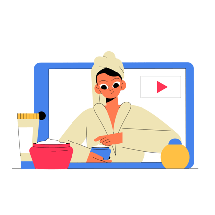 Beauty Blogger Illustration