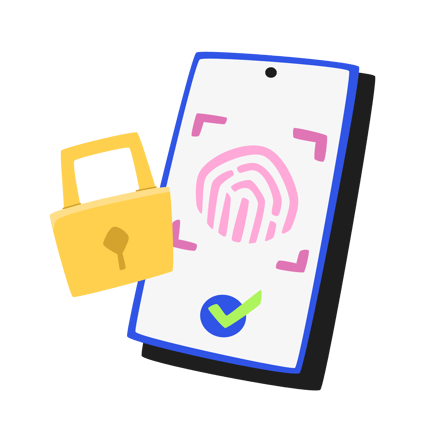 Security With Fingerprint Verification
