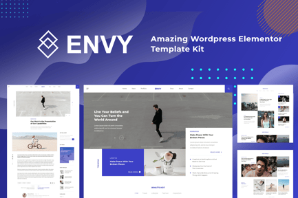 Preview: Envy - News Magazine Elementor Pro Template Kit