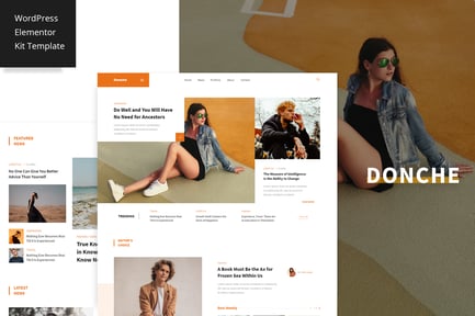 Preview: Donche - News & Magazine Elementor Pro Template Kit