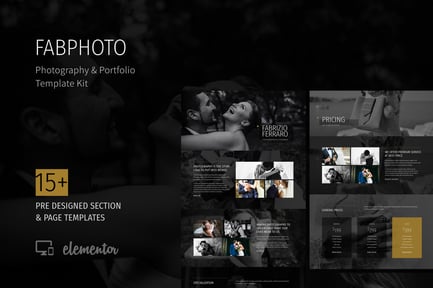 Preview: FabPhoto - Photography and Portfolio Template Kit