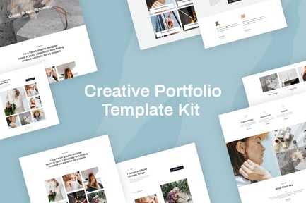 Preview: Quanzo - Creative Portfolio Template Kit