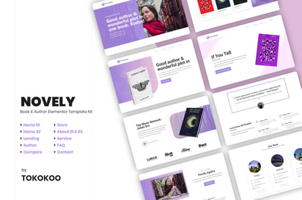 Preview: Novely | Book Store Elementor Template Kit