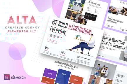 Preview: ALTA - Creative Agency Elementor Template Kit