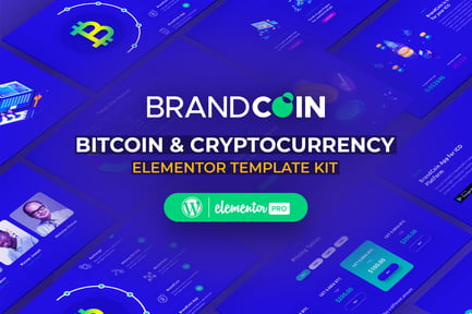 Preview: BrandCoin - Cryptocurrency Elementor Template Kit