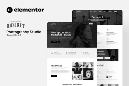 Preview: Motret - Digital Marketing Elementor Template Kit