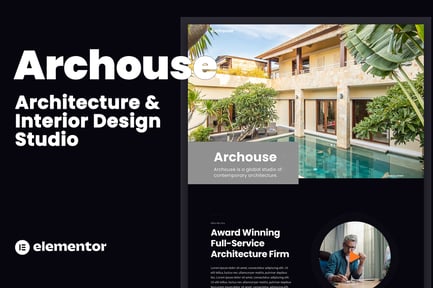 Preview: Archouse - Architecture & Interior Design Studio Elementor Template Kit