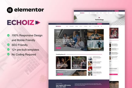 Preview: Echoiz - News & Magazine Elementor Pro Template Kit