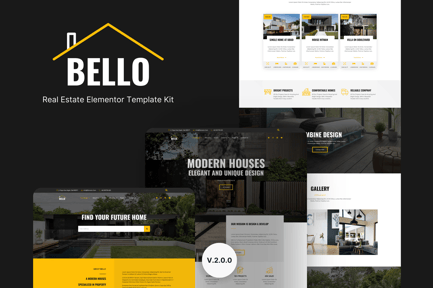 Preview: Bello - Real Estate Elementor Template Kit