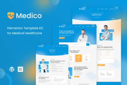 Preview: Medico - Medical & Healthcare Elementor Template Kit