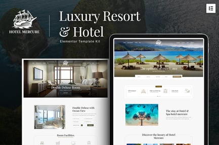Preview: Hotel Mercure - Luxury Resort & Hotel Elementor Template Kit
