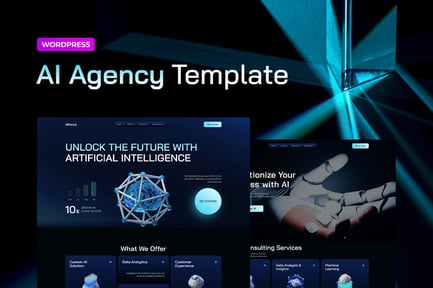 Preview: AiNexa – AI Agency Elementor Pro Template Kit