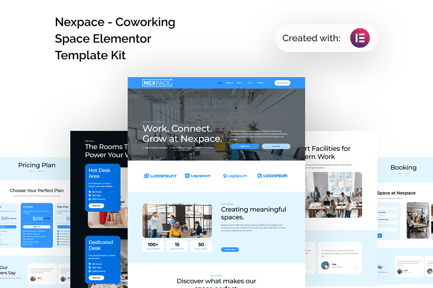 Preview: Nexpace - Coworking Space Elementor Template Kit