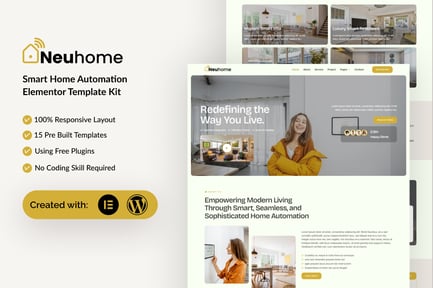 Preview: Neuhome - Smart Home Automation Elementor Template Kit