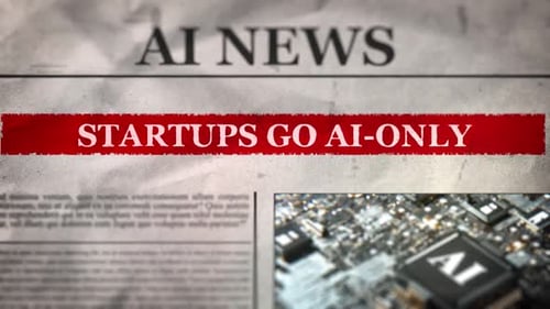 Startups Go Ai Only Newspaper