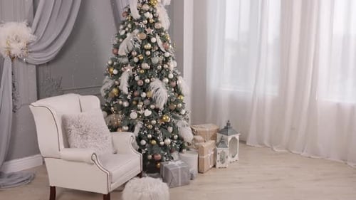 Interior Christmas Decorated for Christmas New Year