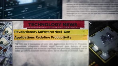 Revolutionary Software Next Gen Applications Redefine Productivity New Newspaper Headline Titles