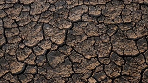 Cracked Dry Earth Background, climate change concept