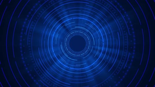 Futuristic HUD Frame Digital Technology Lines Background Technology Element Viewfinder Interference