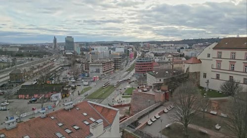 Traffic In The City Of Brno