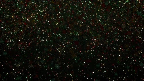 Christmas Particles Background