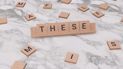 These word on scrabble
