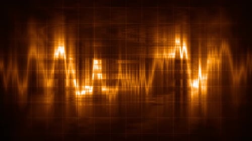 Data Visualization Abstract Background Golden