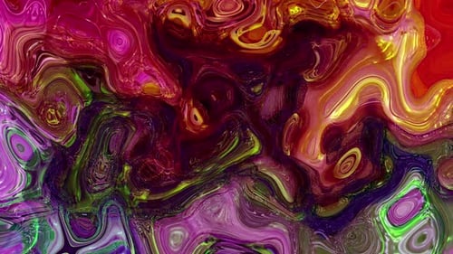 Animated glow liquid wave background or motion video