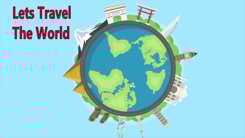 Travel And Tourism Landmark Around The World
