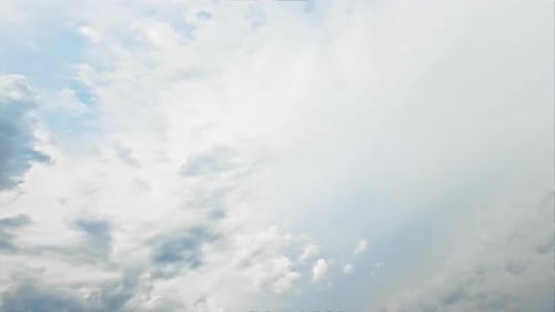 Sky Freedom Aerial View Ozone Time Lapse Cloudy