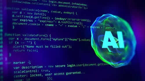 Technology Artificial Intelligence Network Hi Quality Animation