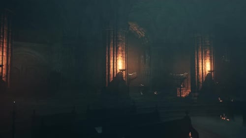 Charming Gothic Sanctuary Illuminated Flickering Candles