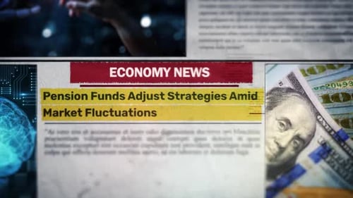 Pension Funds Adjust Strategies Amid Market Fluctuations Economy Related Newspaper Headlines