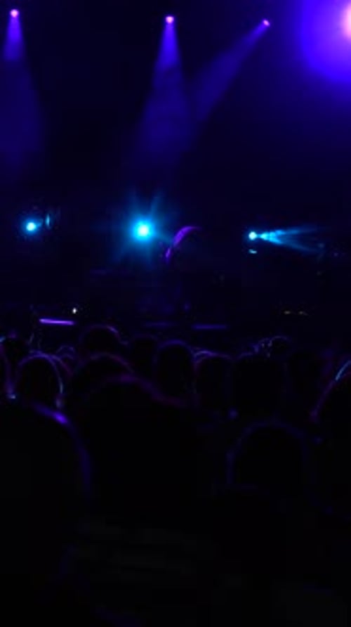Vertical video of Concert at Night