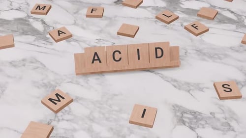 Acid word on scrabble