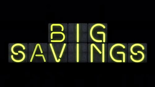 Big Savings Neon Sign