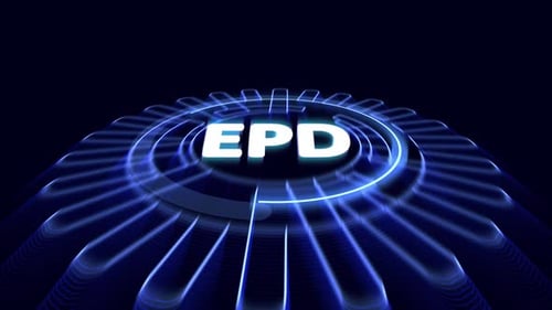 EPD acronym, environmental product declaration concept, documents