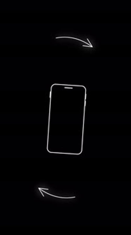 Rotate Your Phone to Landscape orientation. Without text.