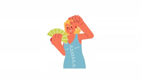 Extreme heat problem 2D animation