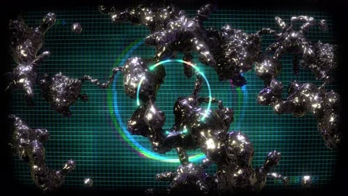 Digital Biology Glitch Screen 02