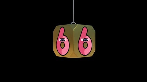 Alphabet Colorful Number Six 6 Transparent Background