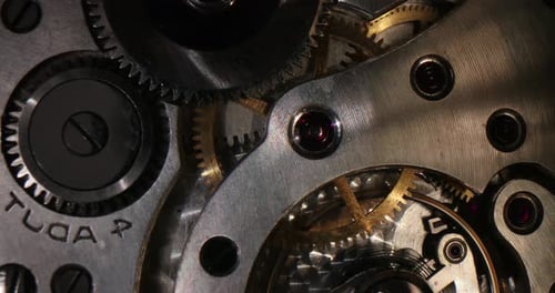 Mechanics of a clock