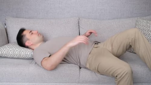 Unsuccessful Sad Powerless Man